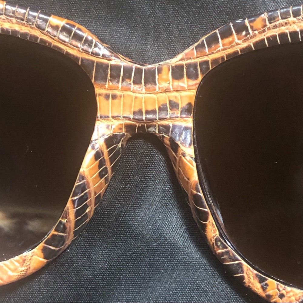 Ralph Lauren Python Leather Sunglasses - image 5